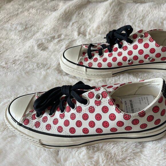 Converse All Star Chuck Taylor Low Smiley Sneakers - Picture 6 of 6